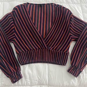 Colorful TOPSHOP blouse super flattering